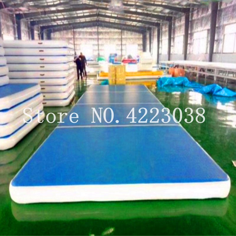 Inflatable Gymnastics Air Track 10m12m Tumbling Mat With Pump Ideal For Home Yoga Adults And Kids - 2