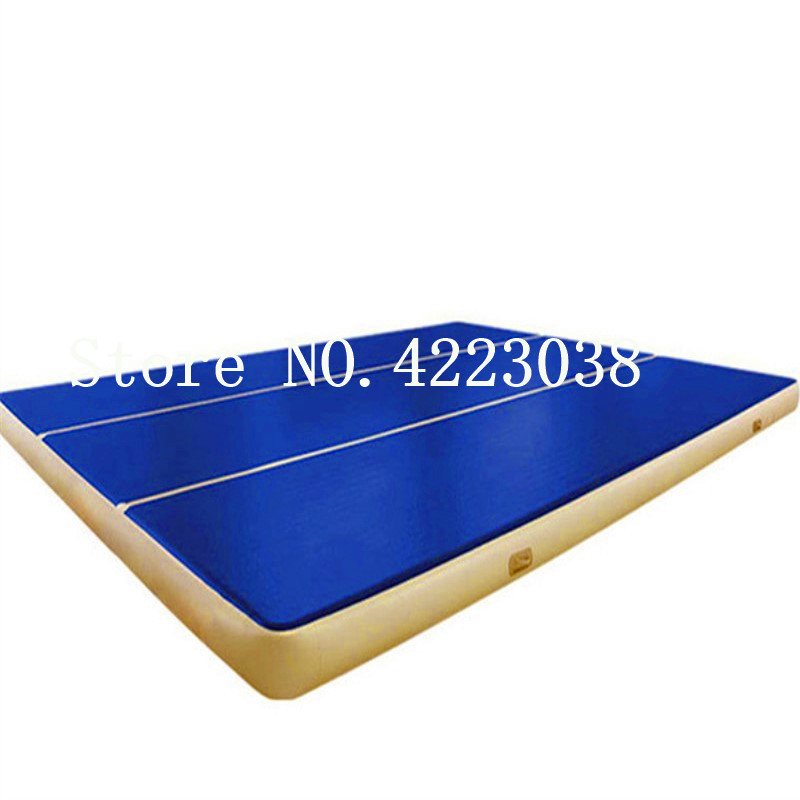 Quality Inflatable Gymnastics Airtrack 13m Tumbling Air Track Mat Home Training Trampoline With Electric Pump For Cheerleading - 2 Quality Inflatable Gymnastics Airtrack 13m Tumbling Air Track Mat Home Training Trampoline With Electric Pump For Cheerleading - 2