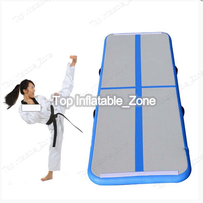 Extralarge 5m Inflatable Gymnastics Airtrack Tumbling Mat With Electric Pump For Home Training Cheerleading Beach - 4