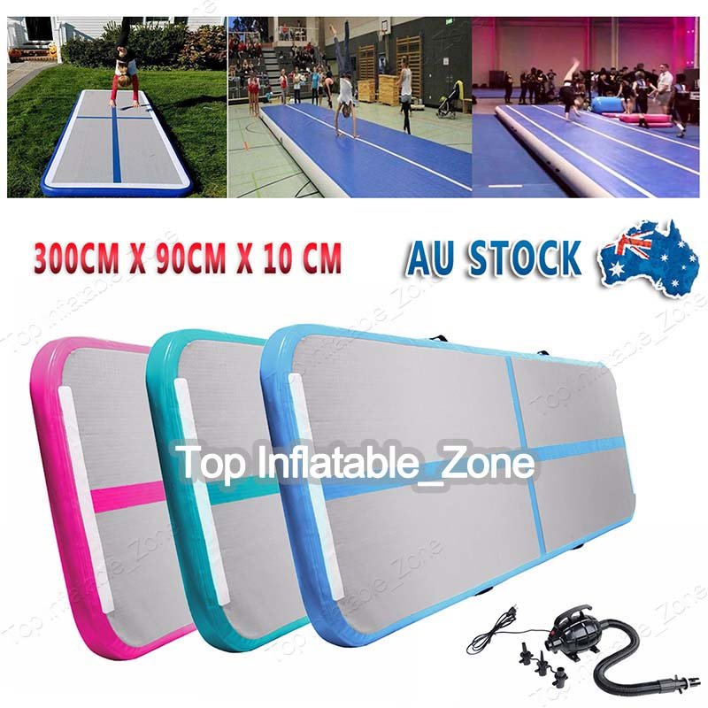 Extralarge 5m Inflatable Gymnastics Airtrack Tumbling Mat With Electric Pump For Home Training Cheerleading Beach - 6