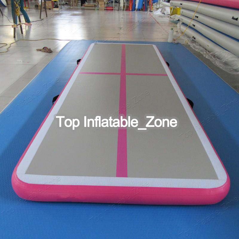 Extralarge 5m Inflatable Gymnastics Airtrack Tumbling Mat With Electric Pump For Home Training Cheerleading Beach - 7
