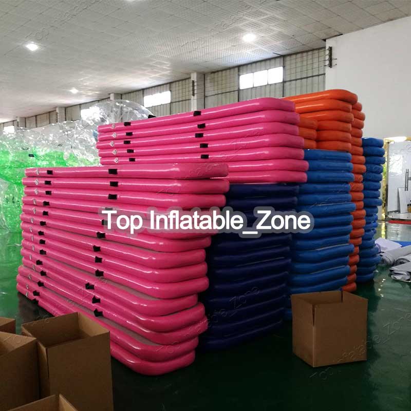 Extralarge 5m Inflatable Gymnastics Airtrack Tumbling Mat With Electric Pump For Home Training Cheerleading Beach - 11