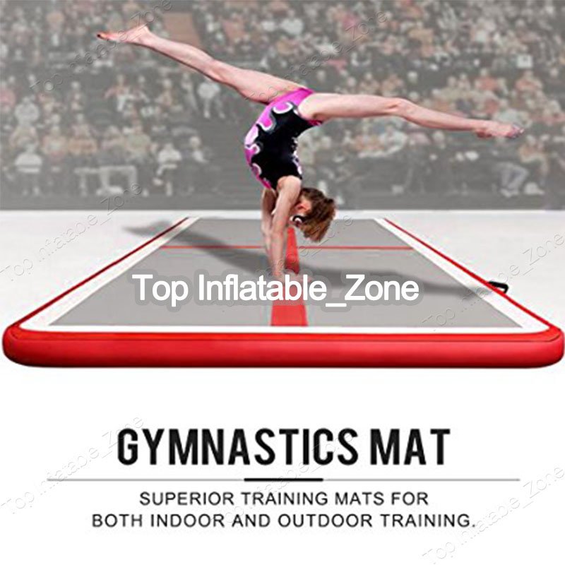 Extralarge 5m Inflatable Gymnastics Airtrack Tumbling Mat With Electric Pump For Home Training Cheerleading Beach - 3