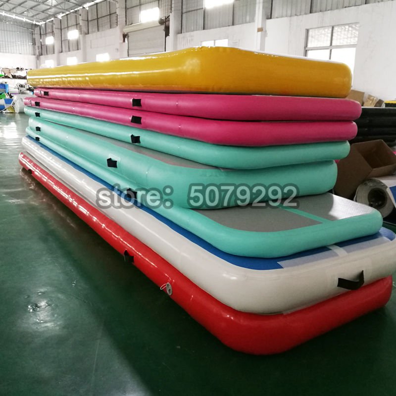 Inflatable Gymnastics Mat 3m Home Air Track Floor Includes Pump Ideal For Bouncing Exercises Special Offer - 8