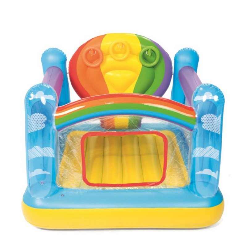 Indoor Inflatable Hotair Balloon Castle Trampoline Thickened Childrens Playground Fun Sea Ball Pool G2197 - 1