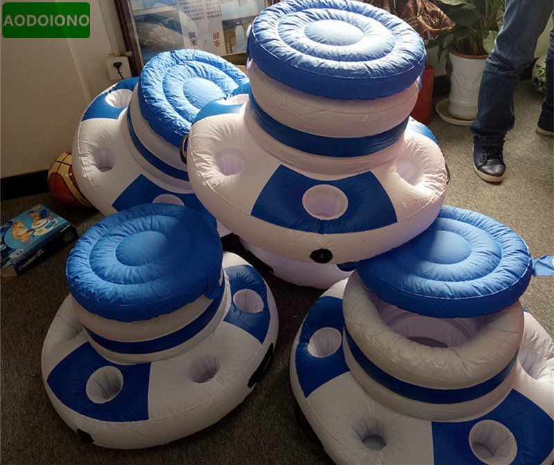 Pvc Inflatable Ice Bucket Swimming Pool Drink Holder Water Play Bottle Cup Float For Parties - 3 Pvc Inflatable Ice Bucket Swimming Pool Drink Holder Water Play Bottle Cup Float For Parties - 3