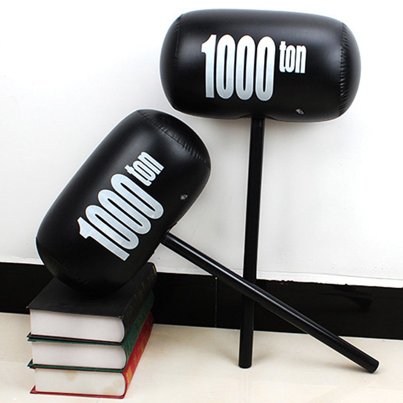 Black Inflatable Lifting Jack Hammer Toy Ideal For Kids Handeye Coordination Training Parentchild Interaction - 4