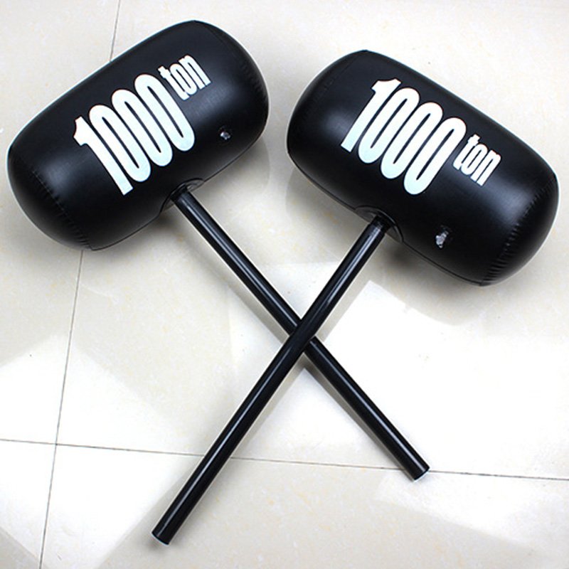 Black Inflatable Lifting Jack Hammer Toy Ideal For Kids Handeye Coordination Training Parentchild Interaction - 1