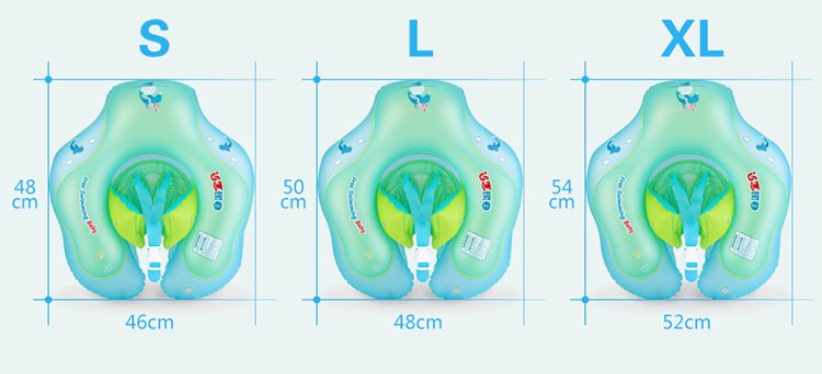 Baby And Kids Safe Swim Trainer Inflatable Swimming Pool Float Ring Boia Piscina Inflable - 1