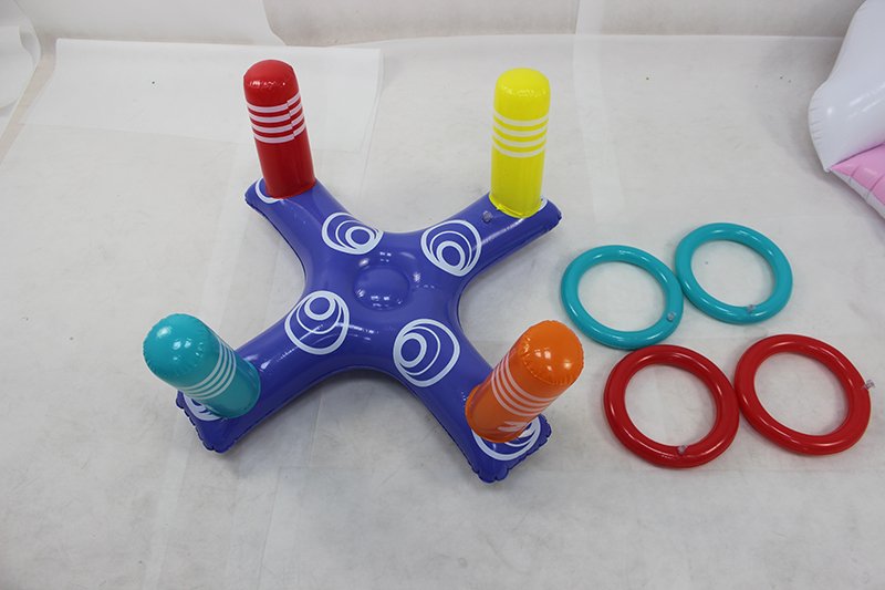 Family Fun Inflatable Ring Toss Game Set For Pool Parties Kids Outdoor Summer Swimming Toys - 7