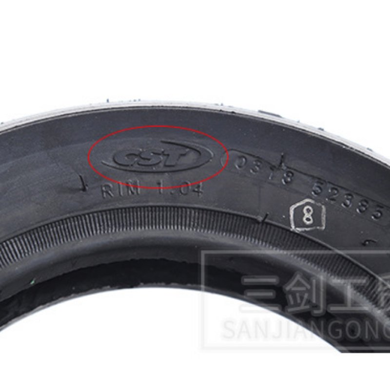 Durable Inflatable Rubber Tire With 11inch Scooter Wheel 906565 Size City Road Cst 10x250 Inner Tube For Enhanced Road Performance - 12