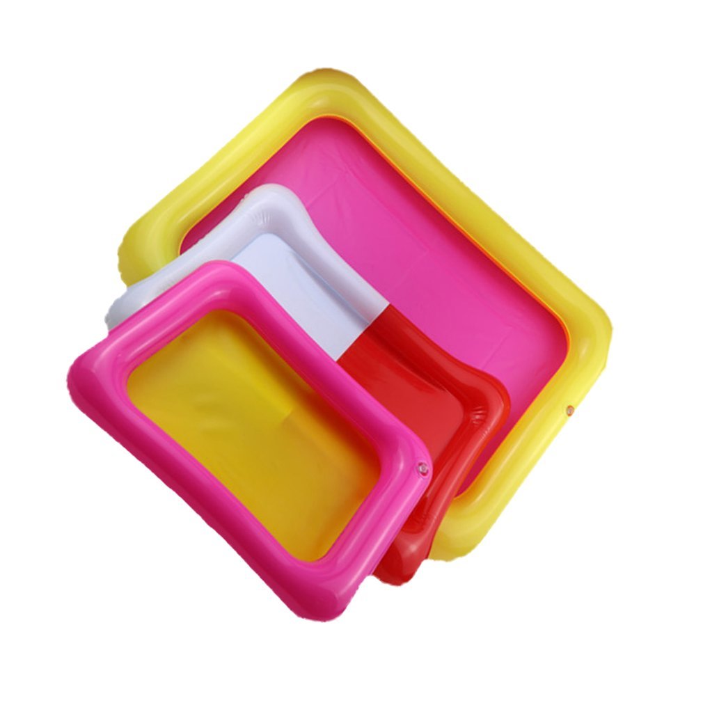 Kids Indoor Play Inflatable Pvc Sandbox Sensory Castle Sand Tray Mobile Table Pool Toy - 5