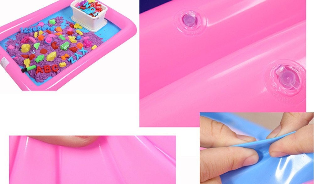 Large Outdoor Inflatable Kids Sandbox Indoor Play Tray Pool Childrens Castle Mud Box Toy - 8 Large Outdoor Inflatable Kids Sandbox Indoor Play Tray Pool Childrens Castle Mud Box Toy - 8