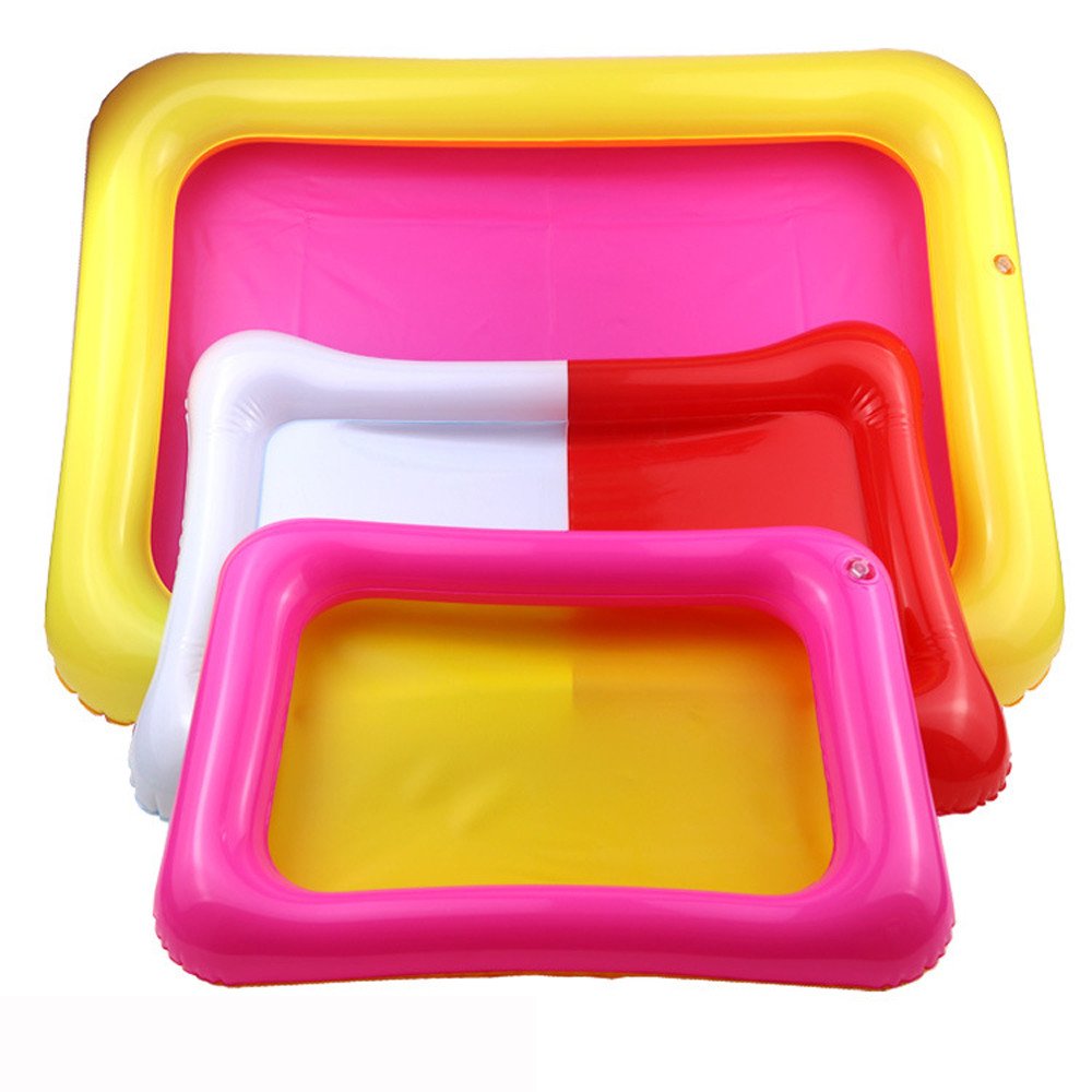 Large Outdoor Inflatable Kids Sandbox Indoor Play Tray Pool Childrens Castle Mud Box Toy - 2 Large Outdoor Inflatable Kids Sandbox Indoor Play Tray Pool Childrens Castle Mud Box Toy - 2