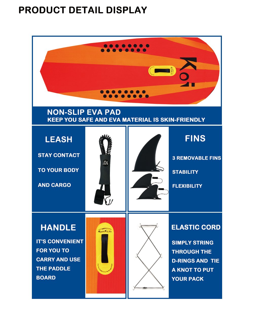 116 Inflatable Stand Up Paddle Board Set With Sup Kayak Surfboard Backpack Pump Leash And Waterproof Bag - 1 116 Inflatable Stand Up Paddle Board Set With Sup Kayak Surfboard Backpack Pump Leash And Waterproof Bag - 1