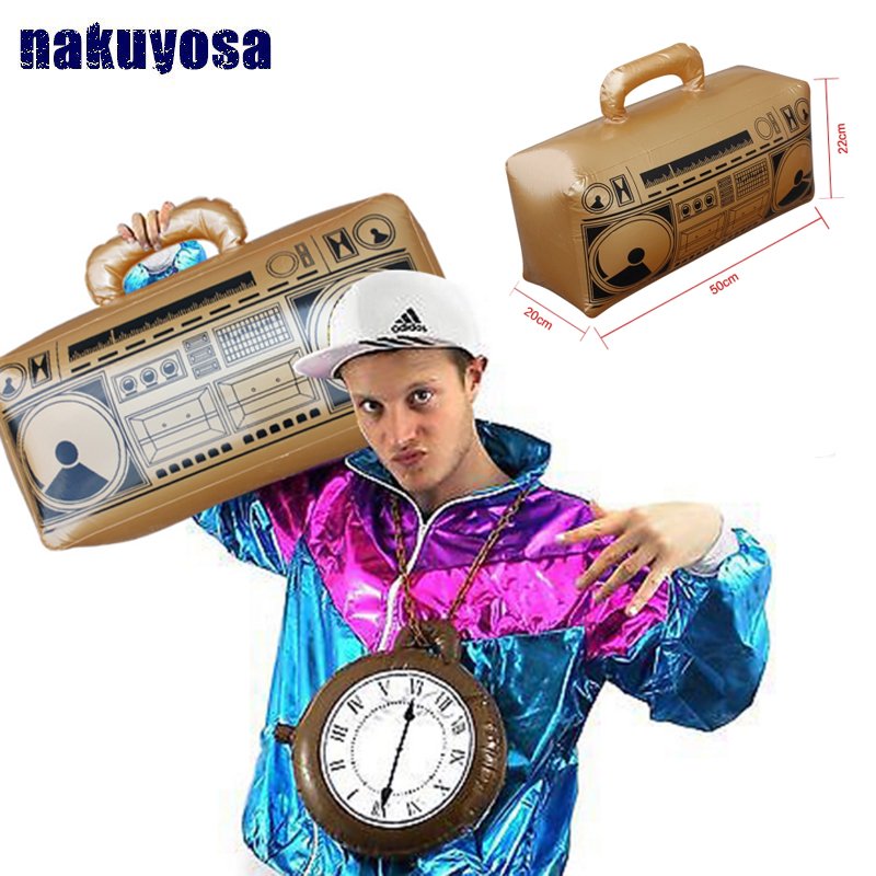 Kids Spacethemed Inflatable Red Rocket Toy Astronaut Spaceship Party Decoration 103x28cm Birthday Fun - 5