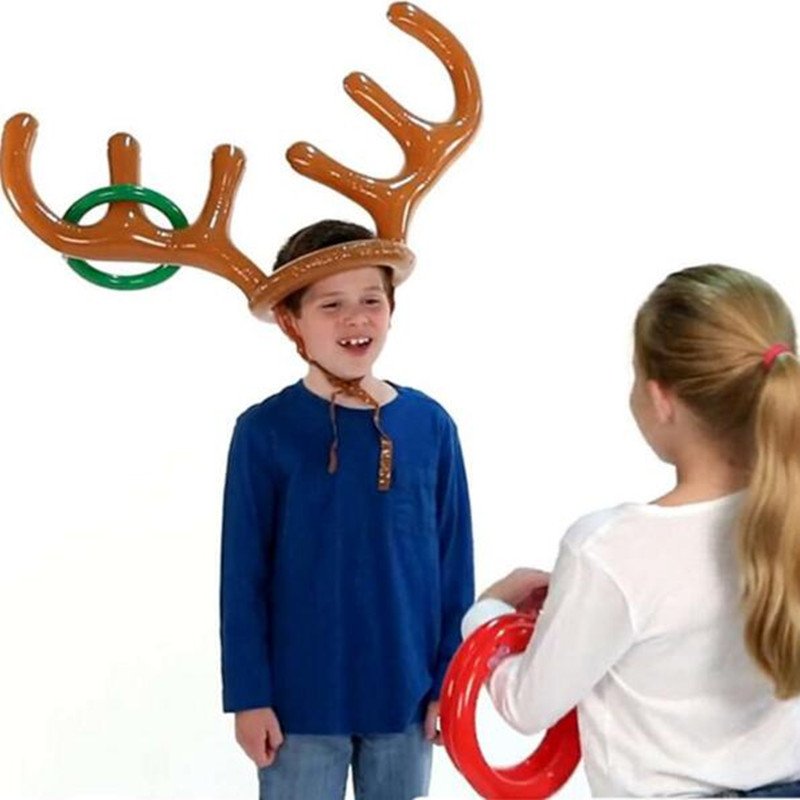 Kids Spacethemed Inflatable Red Rocket Toy Astronaut Spaceship Party Decoration 103x28cm Birthday Fun - 21