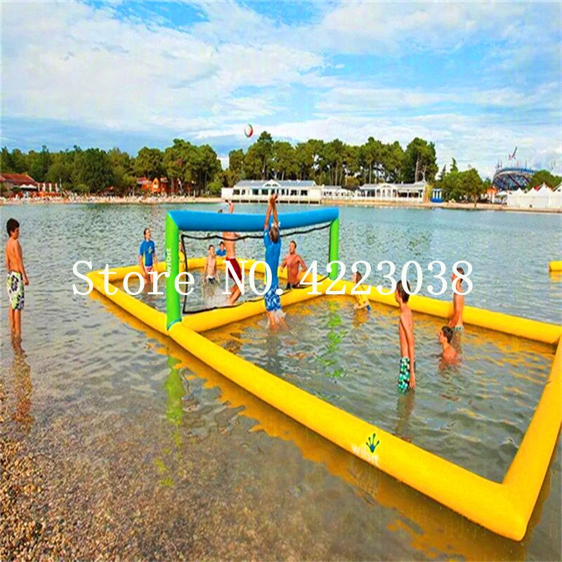Inflatable Water Volleyball Court For Outdoor Beach Games Seaside Fun Family And Party Entertainment - 11 Inflatable Water Volleyball Court For Outdoor Beach Games Seaside Fun Family And Party Entertainment - 11