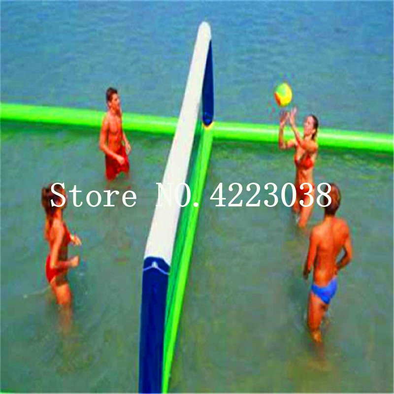Inflatable Water Volleyball Court For Outdoor Beach Games Seaside Fun Family And Party Entertainment - 3 Inflatable Water Volleyball Court For Outdoor Beach Games Seaside Fun Family And Party Entertainment - 3