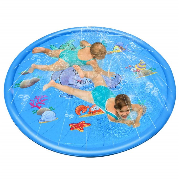 Kids Unicorn Coco Rainbow Cloud Arch Inflatable Water Spray Pad Outdoor Splash Play Sprinkler Toy - 3