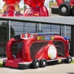 Innovative Artistic Design Fire Truck Inflatable Trampoline - 2
