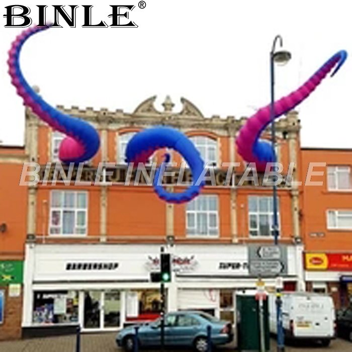 Giant Purple Inflatable Octopus Tentacles For Innovative Event Planning Business Advertising And Building Decoration - 2 Giant Purple Inflatable Octopus Tentacles For Innovative Event Planning Business Advertising And Building Decoration - 2
