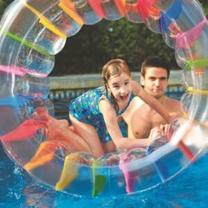 36inch Giant Inflatable Water Wheel Roller Float For Kids Swimming Pool ...