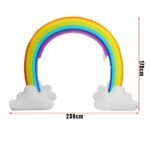 Kids Inflatable Water Sprinkler Rainbow Child Play Fun Garden Beach Outdoor Toy Environmental Safe Pvc Material 230x170cm - 4