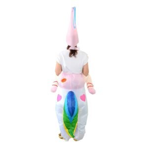 Kids Unicorn Costume Riding Inflatable Suit Children Birthday Party