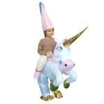 Kids Unicorn Costume Riding Inflatable Suit Children Birthday Party - 5