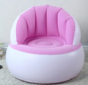 Kids Inflatable Chair Children Baby Soft Sofa Living Room Bedroom Indoor Safe Portable Parent Adult C125 - 2