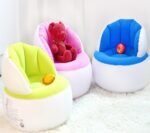 Kids Inflatable Chair Children Baby Soft Sofa Living Room Bedroom Indoor Safe Portable Parent Adult C125 - 5