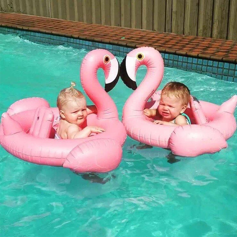 Kids Inflatable Flamingo Swan Wings Pool Float Giant Summer Swim Ring Rideon Toy Child Water Bathing Tube Raft - 5 Kids Inflatable Flamingo Swan Wings Pool Float Giant Summer Swim Ring Rideon Toy Child Water Bathing Tube Raft - 5