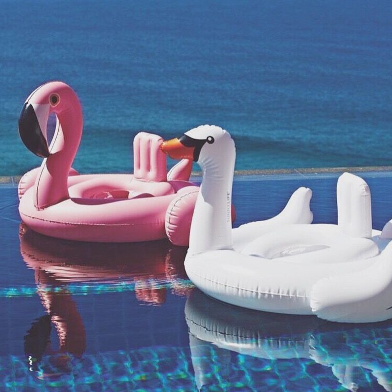 Kids Inflatable Flamingo Swan Wings Pool Float Giant Summer Swim Ring Rideon Toy Child Water Bathing Tube Raft - 8 Kids Inflatable Flamingo Swan Wings Pool Float Giant Summer Swim Ring Rideon Toy Child Water Bathing Tube Raft - 8