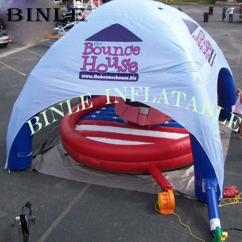 Durable Childrens Inflatable Spider Tent 4leg Air Dome Bouncy Castlecompatible Uv Protective Sun Shelter - 2