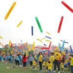 Kindergarten Outdoor Playing Toys Inflatable Stick Balloon Parent-child Sense Training Sport Toy For Children Cheering Bar - 5