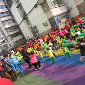 Kindergarten Outdoor Playing Toys Inflatable Stick Balloon Parent-child Sense Training Sport Toy For Children Cheering Bar - 2