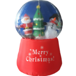 Led Air Inflatable Santa Claus Snowman Elk Outdoor Garden Airblown Year Christmas Decoration Gift For Kids Children Toys - 5