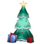 Led Air Inflatable Santa Claus Snowman Elk Outdoor Garden Airblown Year Christmas Decoration Gift For Kids Children Toys - 3