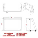 Large Inflatable Cinema Movie Screen Outdoor Projection 16 9 Square With Blower Open Air Home Projector - 4