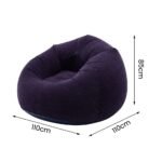 Large Lazy Inflatable Sofa Chairs Pvc Lounger Seat Bean Bag Sofas Pouf Puff Couch Tatami Living Room - 4