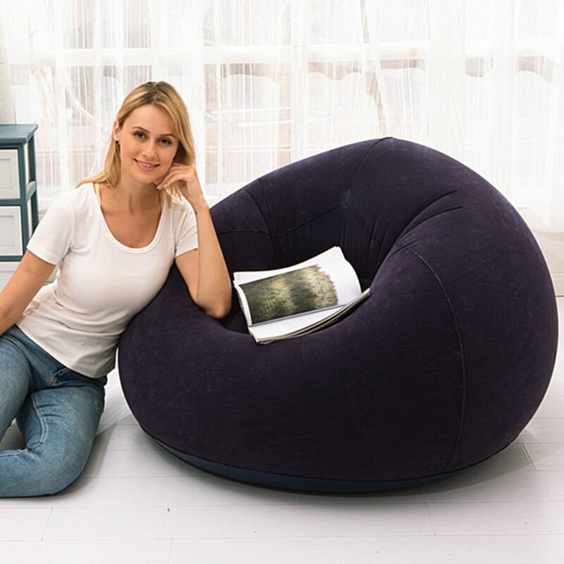 Large Lazy Inflatable Sofa Chairs Pvc Lounger Seat Bean Bag Sofas Pouf Puff Couch Tatami Living Room