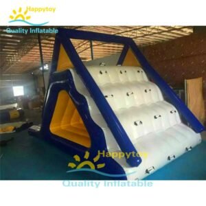 Large Aqua Fun Park Amusement Water Floating Inflatable Triangle Slide - 2