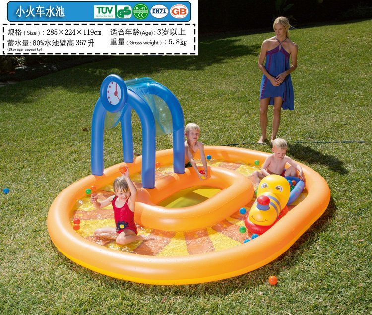 Large Outdoor Inflatable Water Slide Pool Toy For Kids Summer Fun Bouncer House Durable Pvc Home Game - 16