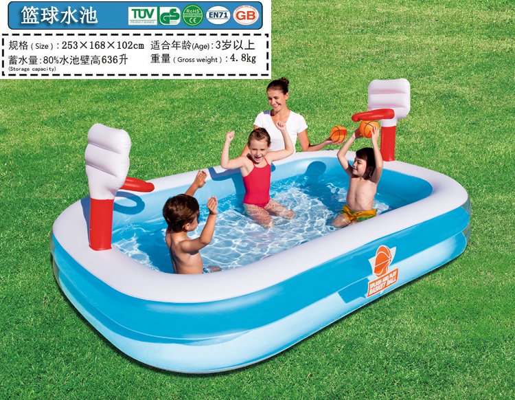 Large Outdoor Inflatable Water Slide Pool Toy For Kids Summer Fun Bouncer House Durable Pvc Home Game - 17