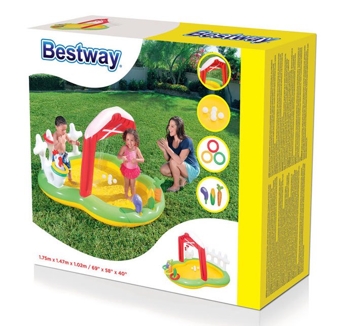 Large Outdoor Inflatable Water Slide Pool Toy For Kids Summer Fun Bouncer House Durable Pvc Home Game - 23