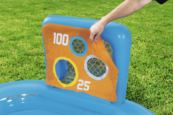 Large Outdoor Inflatable Water Slide Pool Toy For Kids Summer Fun Bouncer House Durable Pvc Home Game - 31