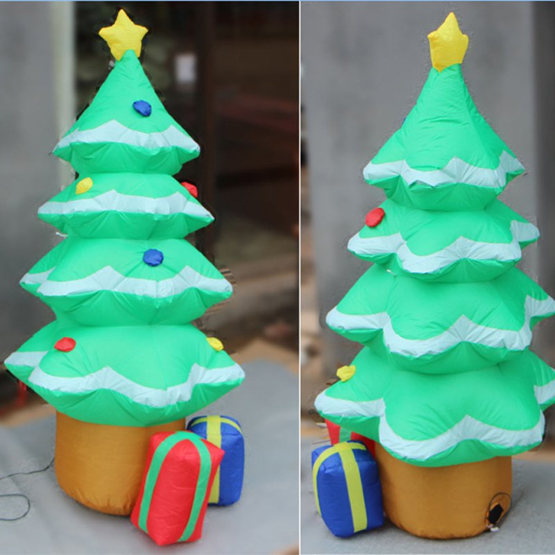 Outdoor Led Inflatable Santa Snowman Elk Airblown Christmas Garden Decoration Fun Kids Toy Gift - 13