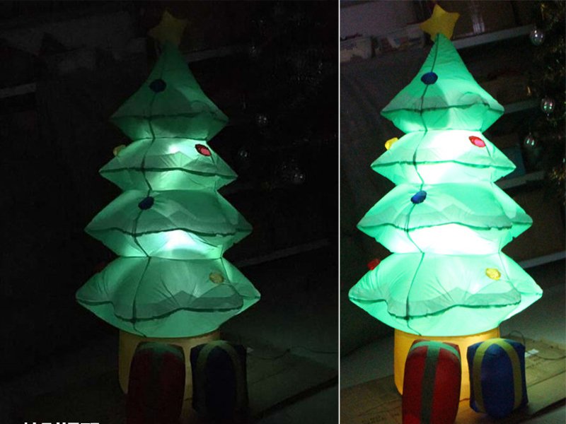 Outdoor Led Inflatable Santa Snowman Elk Airblown Christmas Garden Decoration Fun Kids Toy Gift - 14