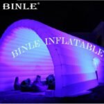 Longest Led Lighting Inflatable Tunnel Tent Party Use Movie Screen Dome Cover For - 4